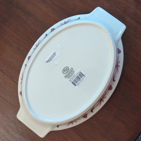 Portmeirion Botanic Garden Oval Gratin Dish NWT - Picture 2 of 6